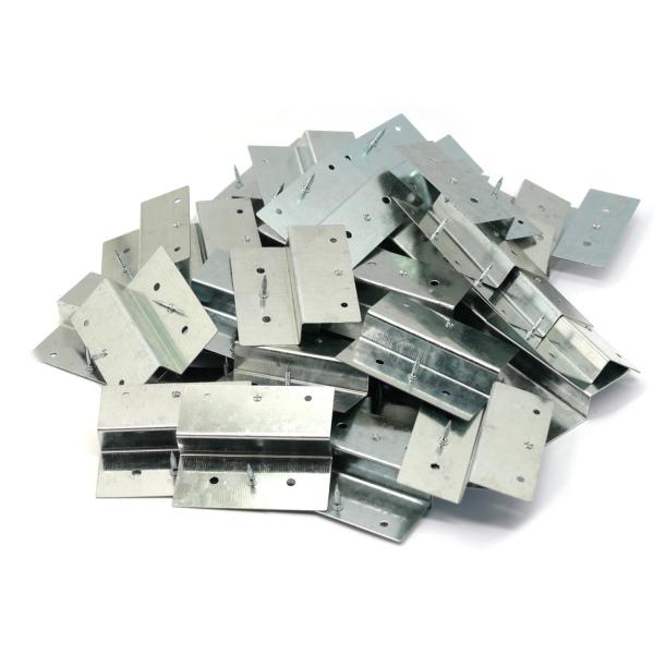 ダンドリビス 下地板取付用施工補助金具 下地一発 A-12mm 40個 A-12-8号