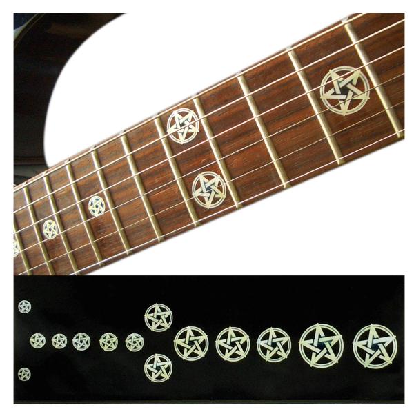 Jockomo ペンタグラム ギターに貼る インレイステッカー