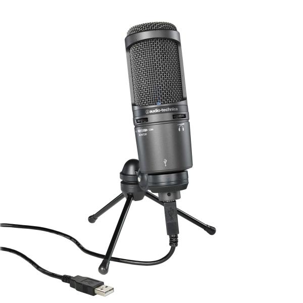 オーディオテクニカ USBマイク PC マイク コンデンサーマイクロホン ストリーマー コンテンツク...
