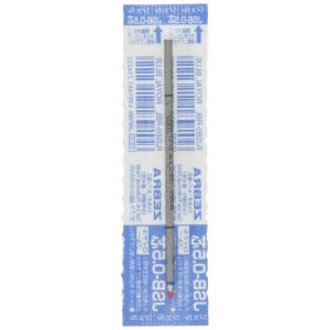 ゼブラ ジェルボールペン替芯 シャーボ JSB-0.5芯 ロイヤルブルー 10本 BRJSB5RBL