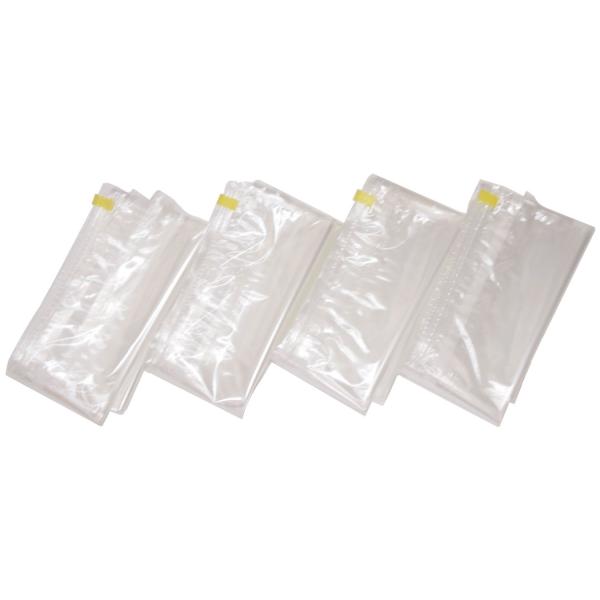 掃除機いらず 手軽な 手で押すだけ 布団用圧縮袋 4枚組