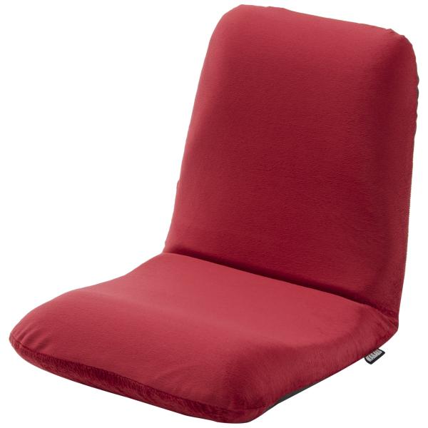 セルタン 座椅子 高反発 和楽チェア Lサイズ テクノレッド 背筋ピン 背部リクライニング 日本製 ...