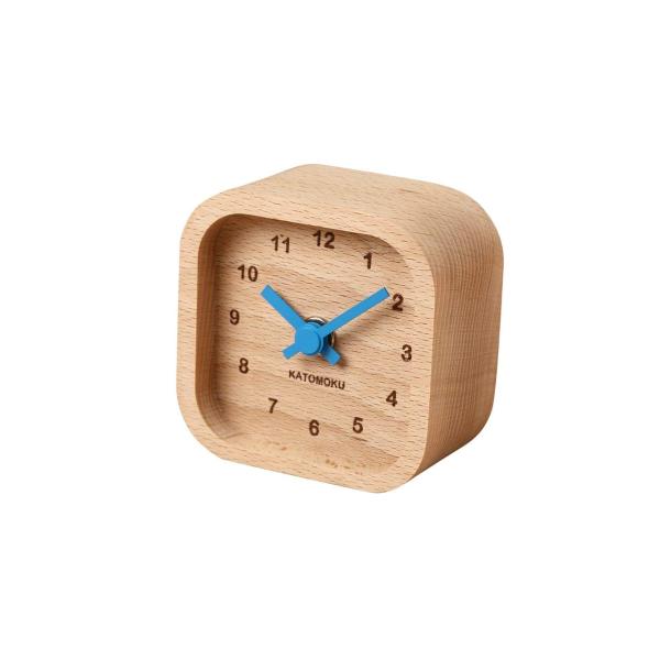 KATOMOKU mini clock 角 青 木 ビーチ km-25