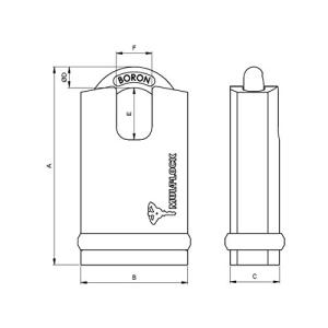 MUL-T-LOCK NEシリーズ パドロック...の詳細画像4