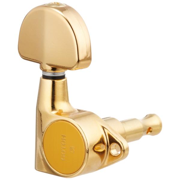 SCUD グローバータイプペグ、6弦側バルク ゴールド 05182G-BL