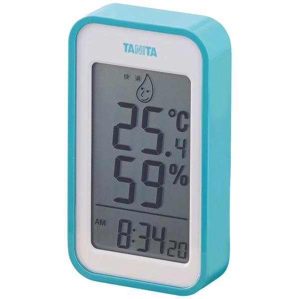 タニタ Tanita 温湿度計 大画面 一目で室内環境がわかる 時計 カレンダー 温度 湿度 デジタ...