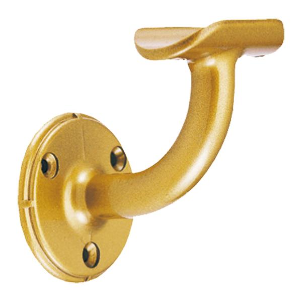 マツ六 ECLE システム手すりシリーズ ブラケット横型 ゴールド お得10個入 EL-11G-10