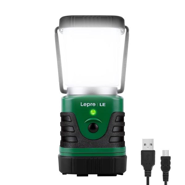 Lepro ランタン LEDランタン キャンプランタン USB充電式【ランタンとパワーバンク一台二役...
