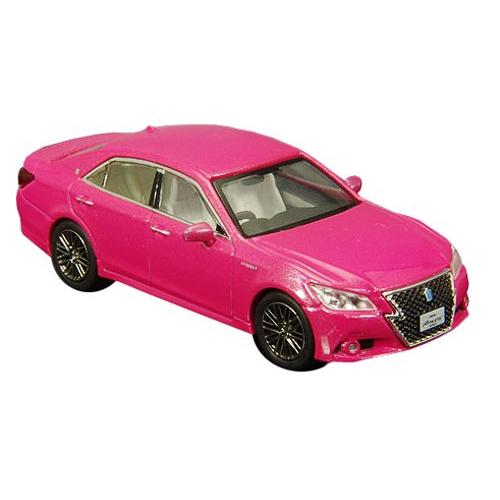 キッドボックス ENIF 1/64 トヨタ クラウン アスリート G 2014 ピンク 完成品