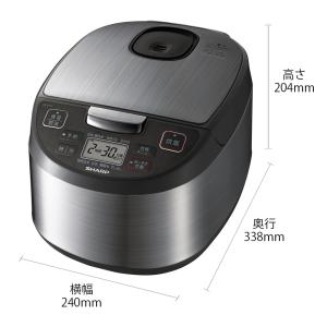 シャープ 炊飯器 5.5合 黒厚釜 球面炊き ...の詳細画像1
