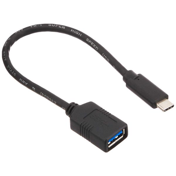 バッファロー BUFFALO USB3.1Gen1変換ケーブル(AメスtoC)0.15m ブラック ...