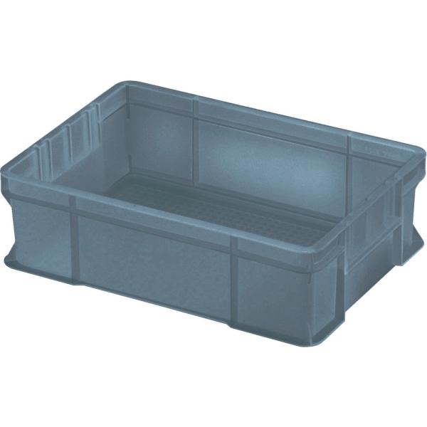 TRUSCO(トラスコ) TTC型コンテナ 透明ブラック TTC-1-BK