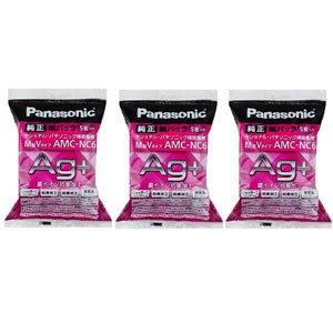 パナソニック(Panasonic) 純正 紙パック 5枚入 M型Vタイプ AMC-NC6 ｘ3個セッ...