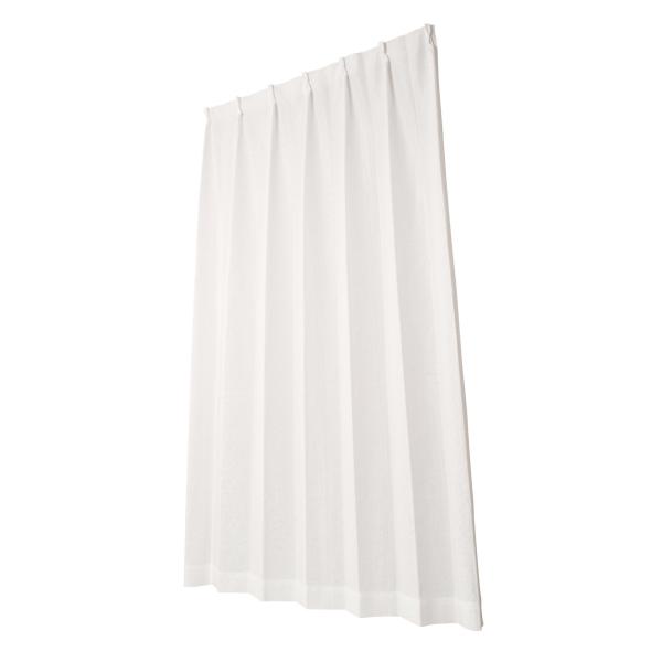 ユニベール ミラーレースカーテン アングルレース ホワイト 幅100×丈133cm 2枚組