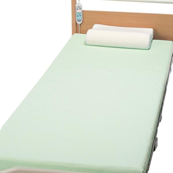 のびのび防水ボックスシーツ グリーン