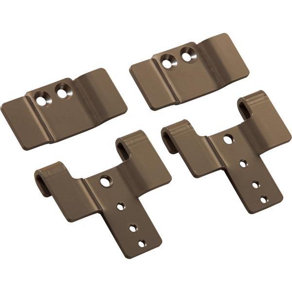 マツ六 踏台 木製踏台 上がりかまち用別売脱着式固定金具 DE6055B 2個入