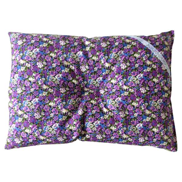 日本インソール工業 ラベンダー ポプリ入り 北海道産 そば殻 安眠枕 大