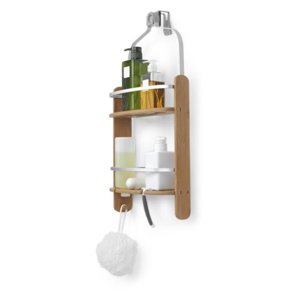 umbra シャワーラック シャワーキャディー バスラック ナチュラル W334×D112×H642...