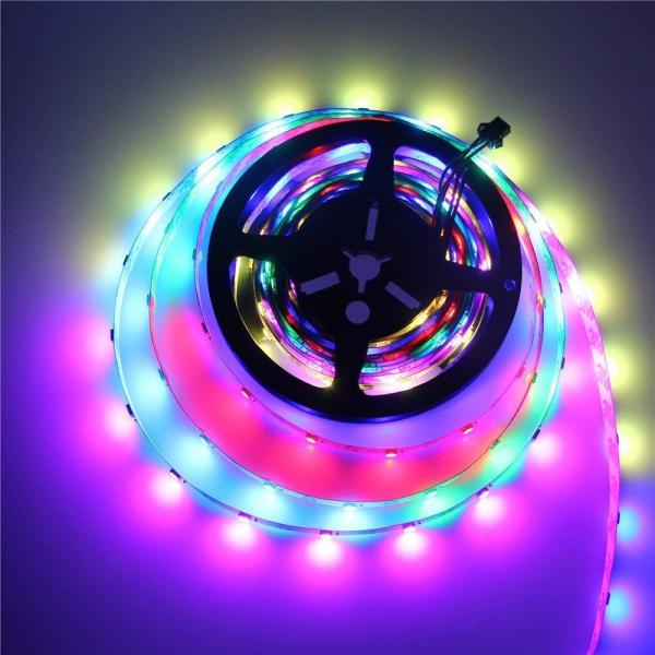ALITOVE LEDイルミネーション WS2812B アドレス可能 LEDテープライト5050 R...