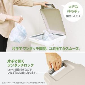 リス ゴミ箱 ワンハンドパッキンペール ベージ...の詳細画像2