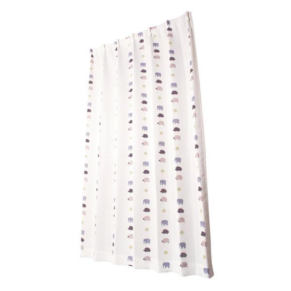 ユニベール ドレープカーテン ブルック アイボリー 幅100×丈135cm 1枚