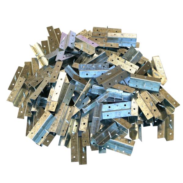 ダンドリビス 下地板取付用施工補助金具 下地一発スリム 木下地用 As-12mmタイプ 100個入 ...