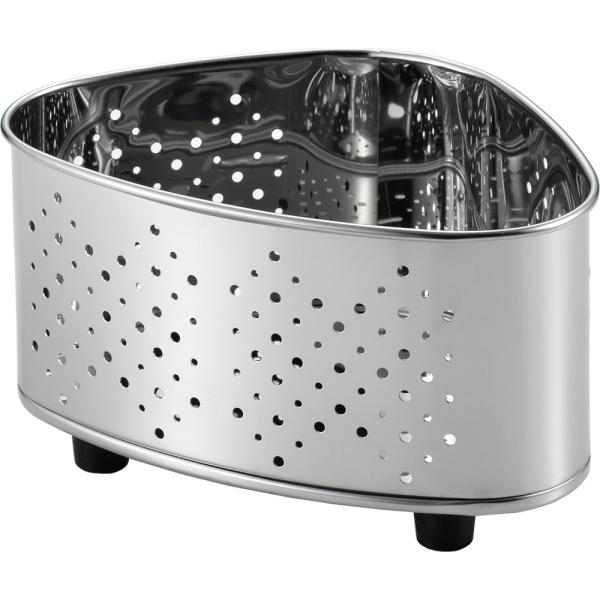 ヨシカワ 日本製 三角コーナー ミニ シルバー 抗菌 全幅17.1×奥行12×高さ9.5cm スイー...