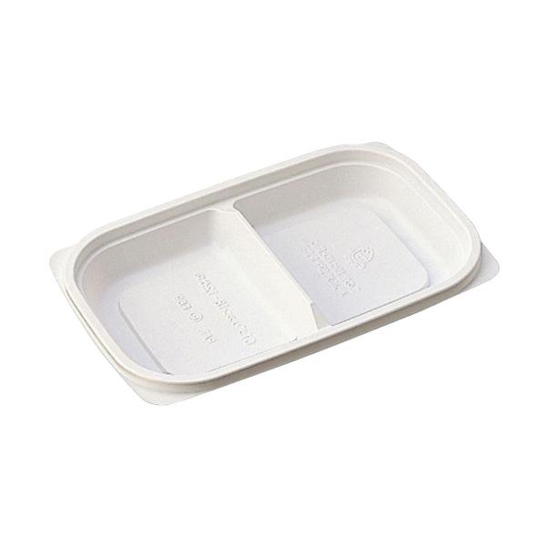 中央化学 日本製 使い捨て容器 CTデリカン18-12仕切 身 50枚入サイズ:約17.6×11.4...