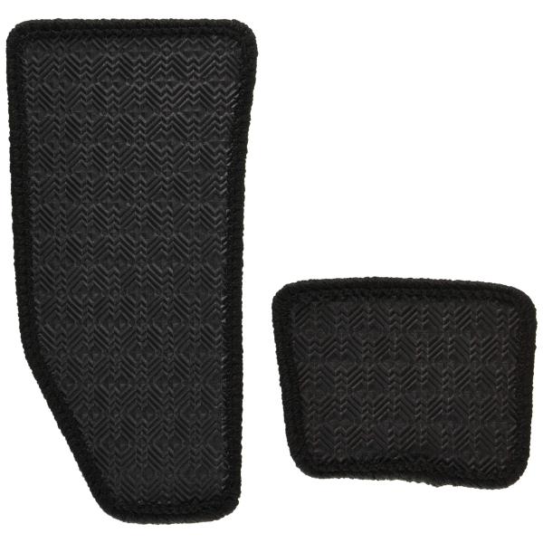 N-BOX N-BOXカスタム JF3 JF4 ラバー製フットレストカバー+アクセルペダル下マット ...