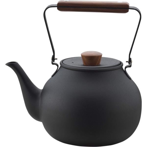 宮崎製作所 茶き 急須 茶こし付き 直火不可 0.7L くろいろ 大 CHA-6