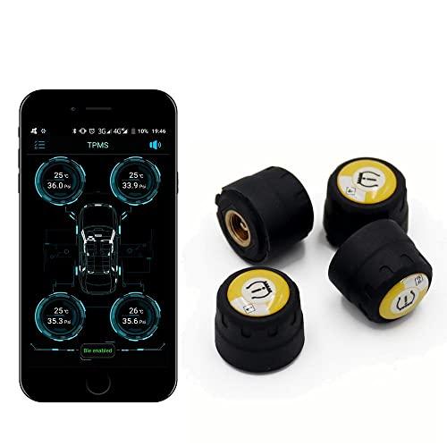 zmart Android iOS対応 TPMS Bluetooth 4.0 タイヤ 圧力 監視シス...