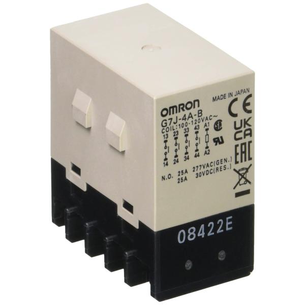 オムロン(OMRON) パワーリレー G7J-4A-B AC100/120