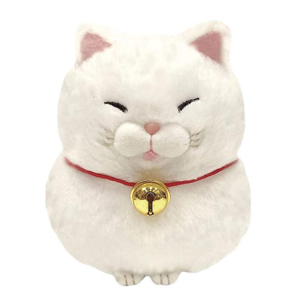 アミュファン(AMUFUN) ひげまんじゅう もちお ぬいぐるみ 13×10.5×12cm ポリエス...
