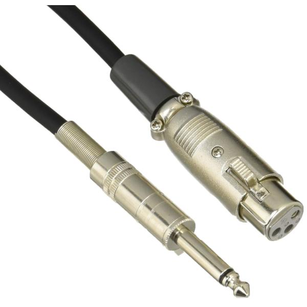 Dreamsound マイクコード2M (6.3Φモノラルプラグ-XLR3ピンメス)