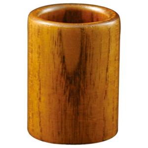 アルファックス 切立楊枝立て 木製 木目 直径3.5×4.5cm 目摺り AP-903253