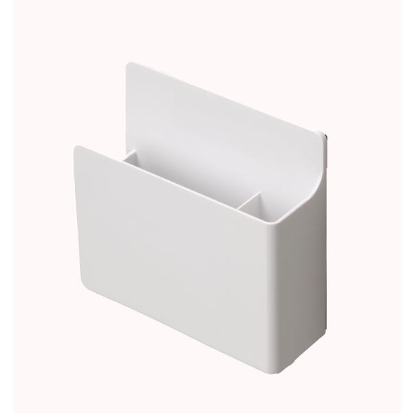 東和産業 浴室用ラック ホワイト 約10.6×3.8×10cm 磁着SQ 歯ブラシ&amp;シェーバーホルダ...