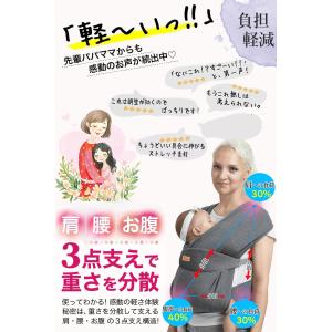 CUBY 抱っこ紐 新生児 ベビースリング だ...の詳細画像3