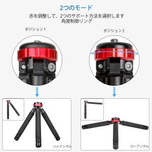 Koolehaoda ミニ三脚卓上カメラ三脚ア...の詳細画像3