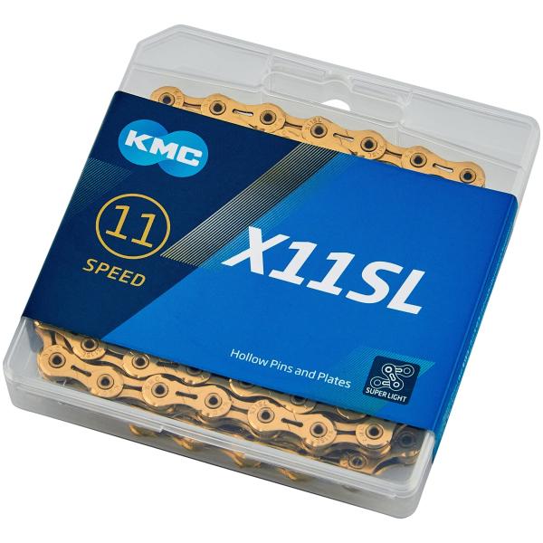 ケイエムシー(KMC) X11SL 11SPEED 用チェーン TI-GOLD 118L KMC-X...