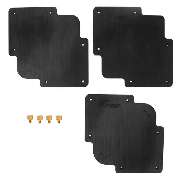 CarAngels コーナー加工治具 3ピース キツツキ角ジグ トリマー用 半径簡単治具 ルーター ...