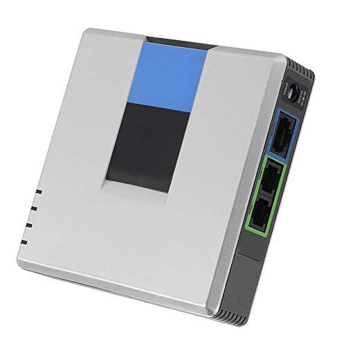 VoIPアダプタ VBESTLIFE VoIPゲートウェイ IP電話 アナログ電話アダプタ 2ポート...