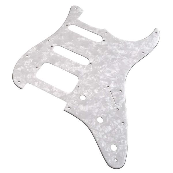 YJB PARTS Fat-ST(SSH) ストラト用ピックガード ホワイトパール3P インチ 日本...