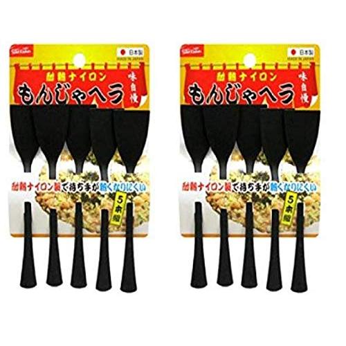 ティアイエス 耐熱ナイロン製もんじゃヘラ (１０本入り)