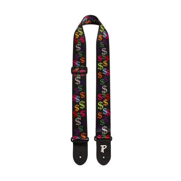 Perri's ペリーズ ポリエステル ギターストラップ LPCP-7209 DOLLAR SIGN...