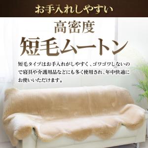 ムートンラグ 天然 オーストラリア産 短毛 1...の詳細画像5