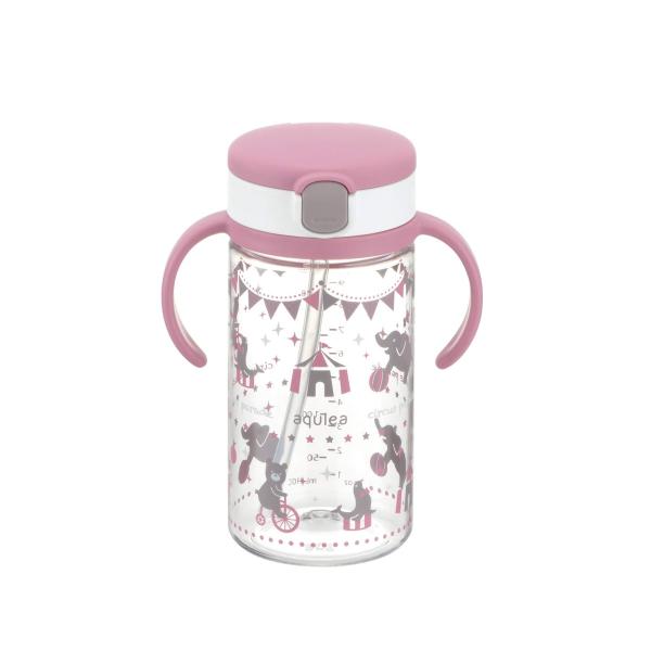 リッチェル(Richell) アクリア おでかけストローマグR 320 ピンク 1個 320ml 7...
