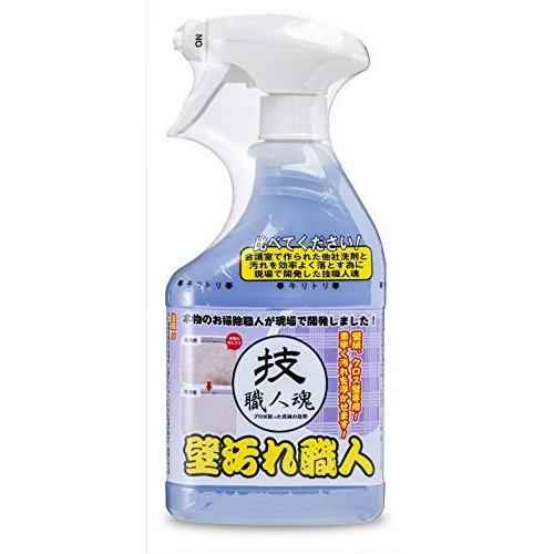【まとめ買い】技・職人魂 壁汚れ職人 壁用洗剤 500ml【×4個】