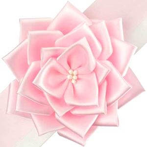 遺影リボン ピンク もも色 葬儀肖像額用リボン...の詳細画像1