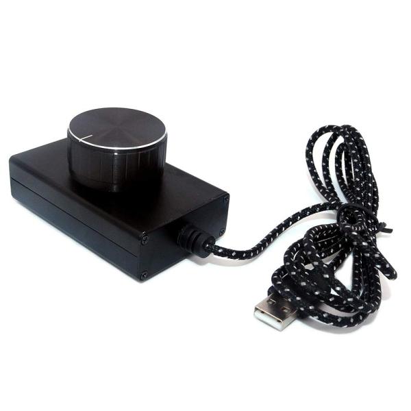 WINGONEERロスレスUSBボリュームコントロールノブワンスピーカーミュート機能対応Win7 /...