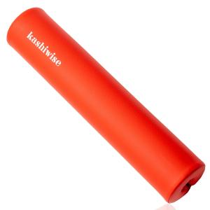 kashiwise スクワットパッド バーベル シャフト パット 高級 puレザー 肩 首 負担軽減 サポート 保護 (レッド)